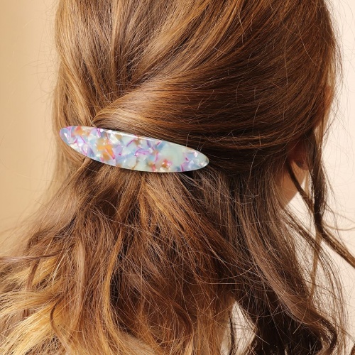 Unicorn Rainbow Shell Effect Hair Clip Duo by Peace Of Mind